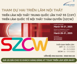 Read more about the article Triển lãm chuyên ngành Đồ Nội thất SZCW tại Thẩm Quyến & CIFF lần thứ 55 tại Quảng Châu