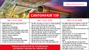 Read more about the article Hội chợ Canton Fair lần thứ 139th tháng 04/2026 tại Quảng Châu, Trung Quốc